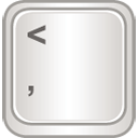 Key Comma (<)